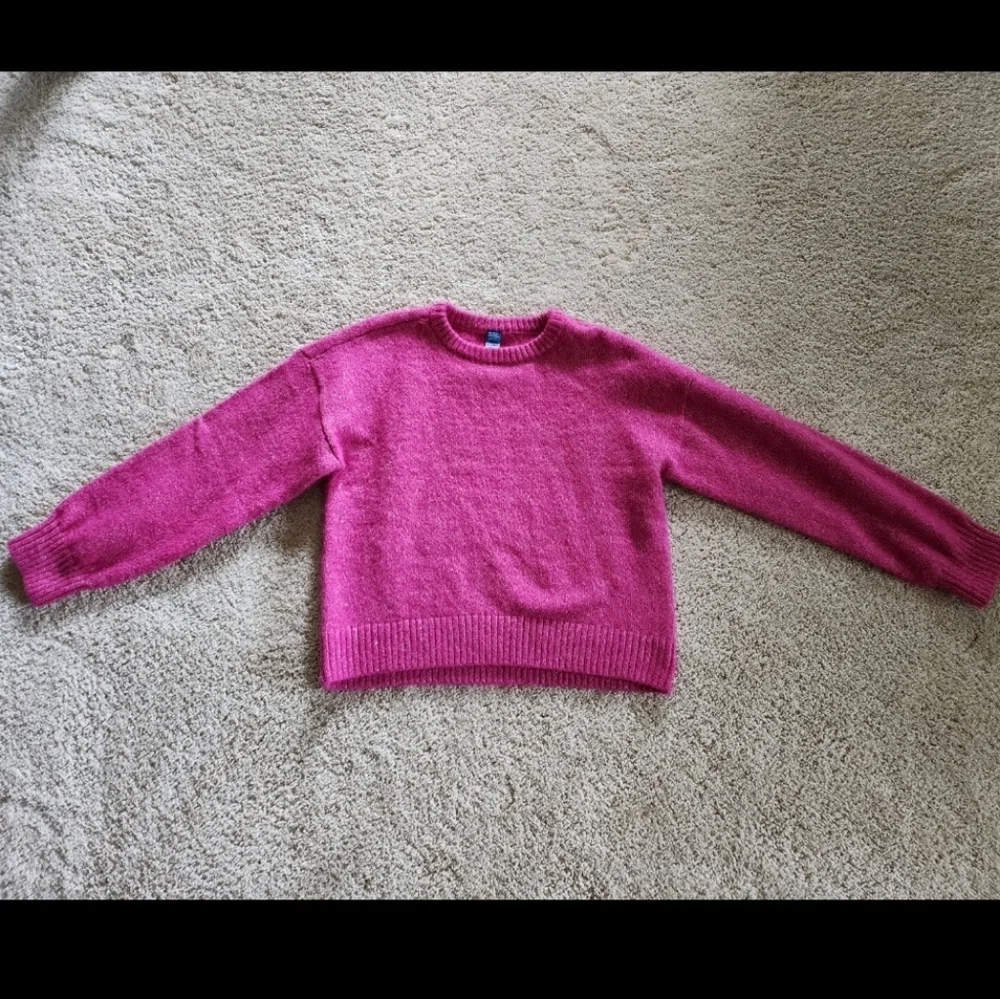 Old Navy Girls 14/16 Pink Sparkle Sweater